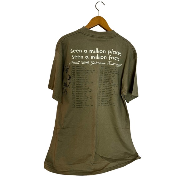 Hootie & the Blowfish 1996 Small talk Johnson tour t-shirt sz XL signed - Picture 3 of 5